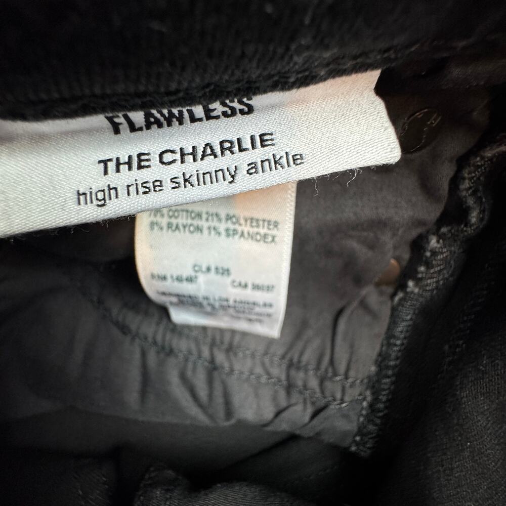 Joe's Jeans Flawless The Charlie High Rise Skinny Side Stripe Jeans Women's 28 - Picture 6 of 8